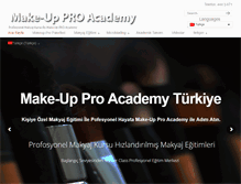Tablet Screenshot of makeupproacademy.com
